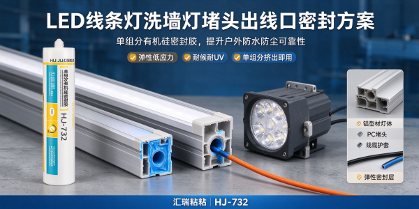 灯具堵头、出线口密封用胶解决方案