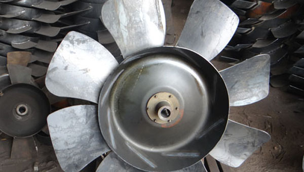 钢质修补剂用于修复叶轮磨损部位