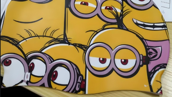 硅胶泳帽印UV彩图用HR-420S-1处理剂耐拉伸不开裂