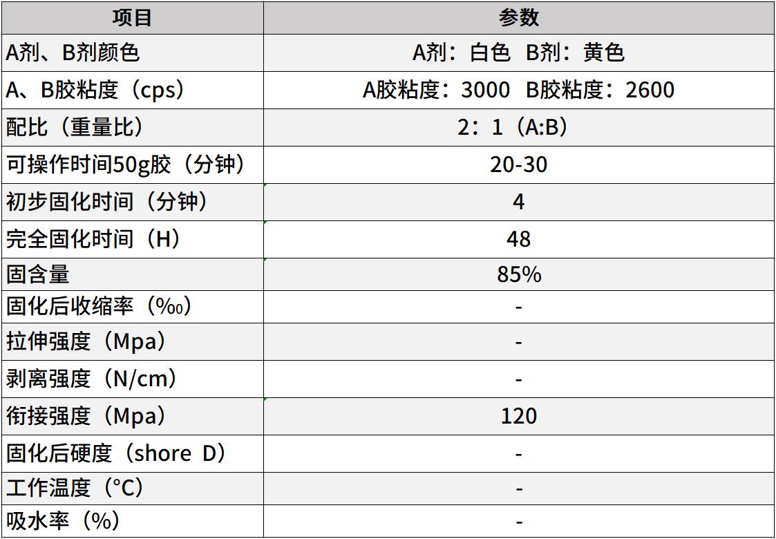 耐高温环氧结构胶