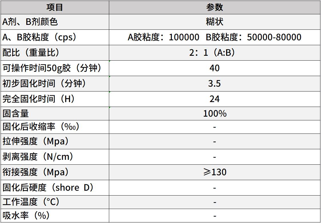 柔韧型环氧结构胶