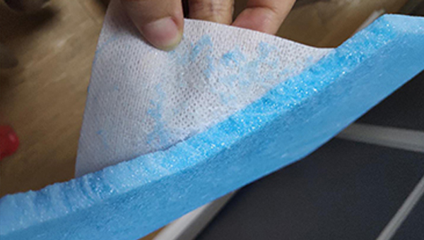 布与海绵的粘接