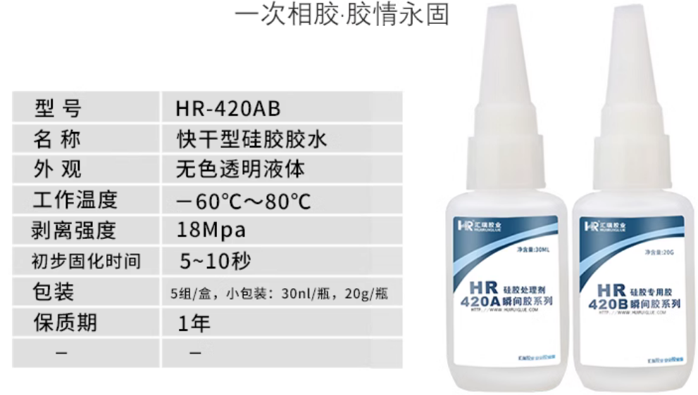 硅胶粘铁用什么胶水好