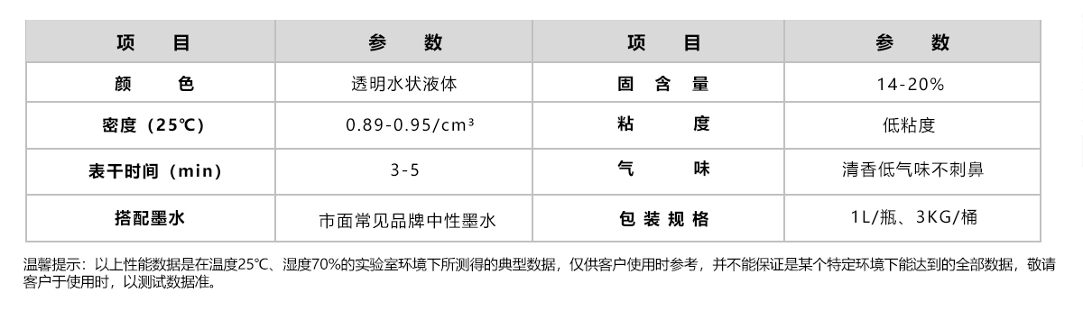 JA-201-2PP塑料UV打印涂层液 JA-201-2PP塑料UV打印涂层液