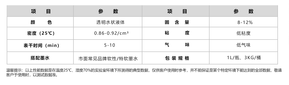 JA-201-3U TPU UV打印涂层液 JA-201-3U TPU UV打印涂层液