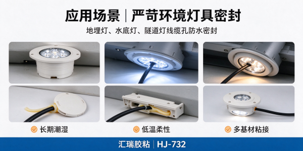 LED 线条灯洗墙灯堵头出线口密封胶粘剂方案 LED 线条灯洗墙灯堵头出线口密封胶粘剂方案