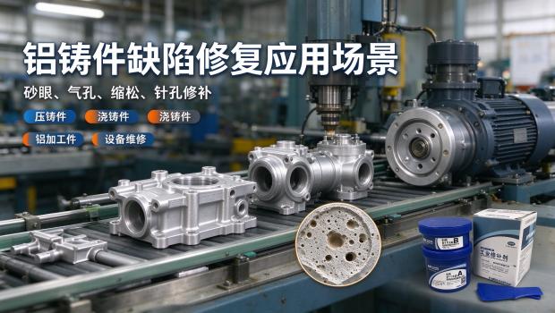 HR-8113G 耐高温铝质修补剂——铝合金铸件砂眼、气孔修复方案