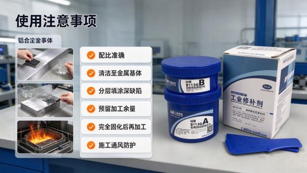 HR-8113G 耐高温铝质修补剂——铝合金铸件砂眼、气孔修复方案
