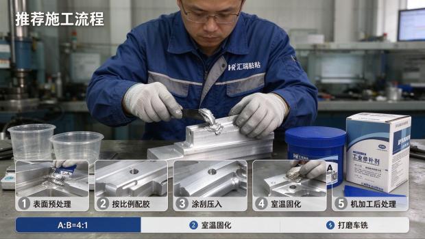 HR-8113G 耐高温铝质修补剂——铝合金铸件砂眼、气孔修复方案