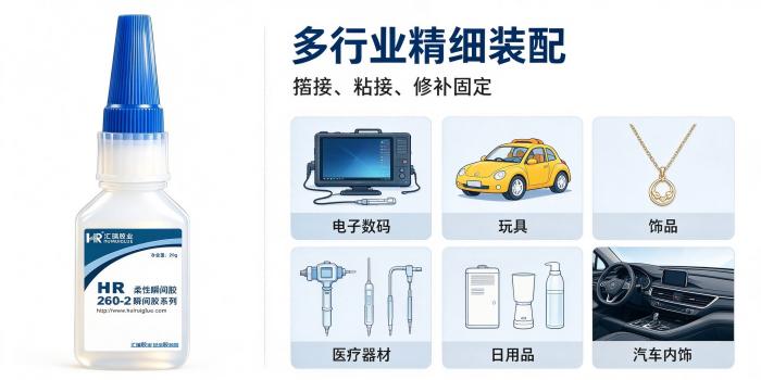 HR-260-2柔韧型快干胶 HR-260-2柔韧型快干胶